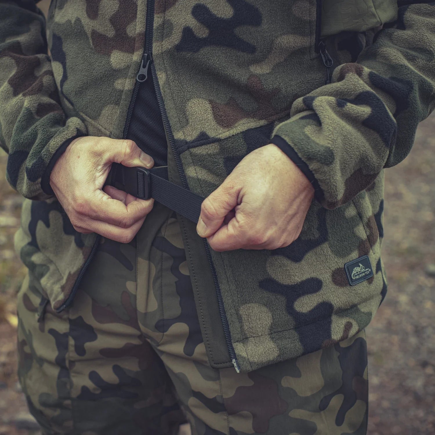 Helikon-Tex Trooper StormStretch® nohavice, PL Woodland