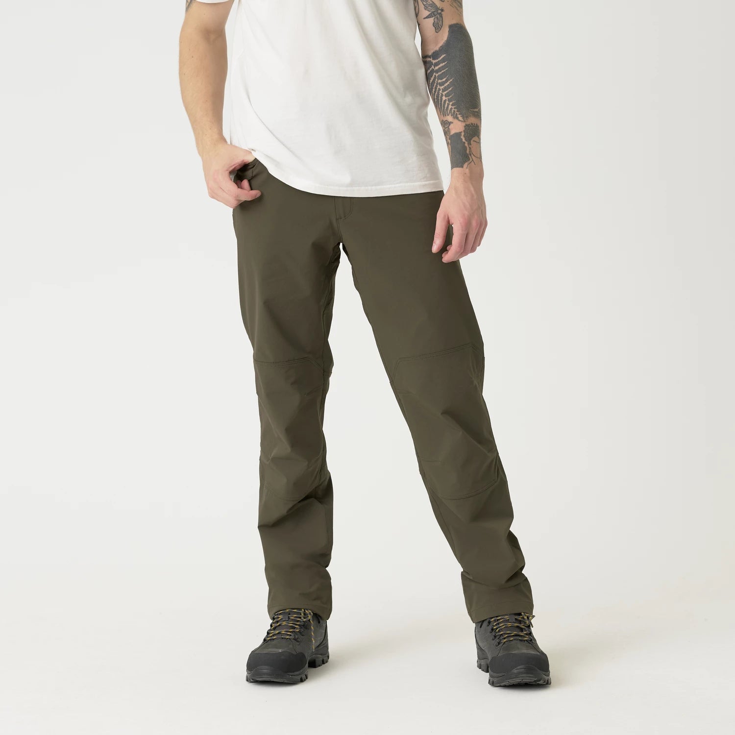 Helikon-Tex VersaStretch trekingové nohavice taktické, Taiga Green – detail 1