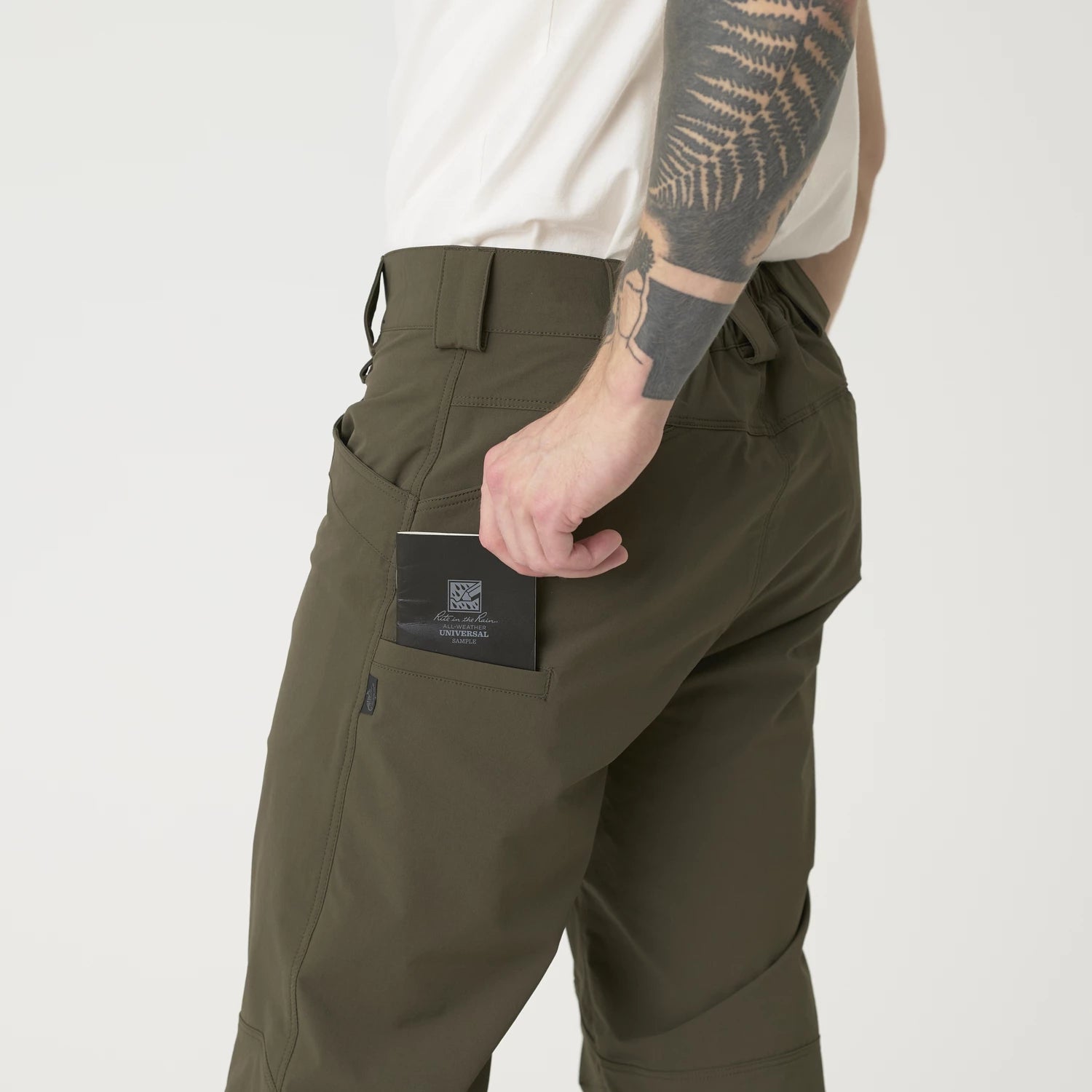 Helikon-Tex VersaStretch trekingové nohavice taktické, Taiga Green – detail 7