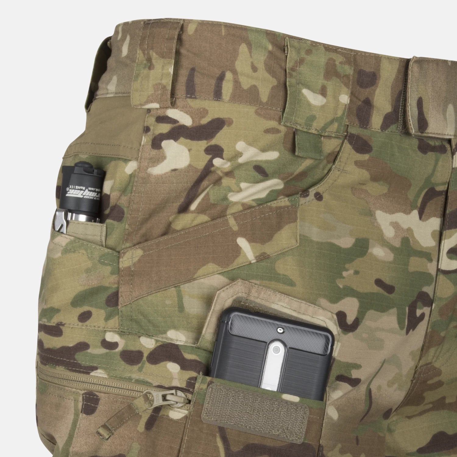 Helikon-Tex Flex 8,5'' mestské taktické šortky NyCo Ripstop, MultiCam – detail 4