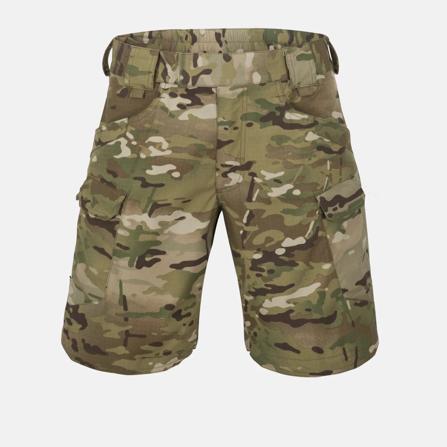 Helikon-Tex Flex 8,5'' mestské taktické šortky NyCo Ripstop, MultiCam – predná strana