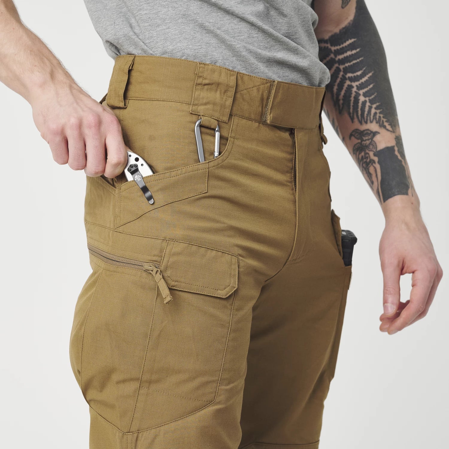 Helikon-Tex UTP nohavice taktické Flex, Olive Green – detail 5
