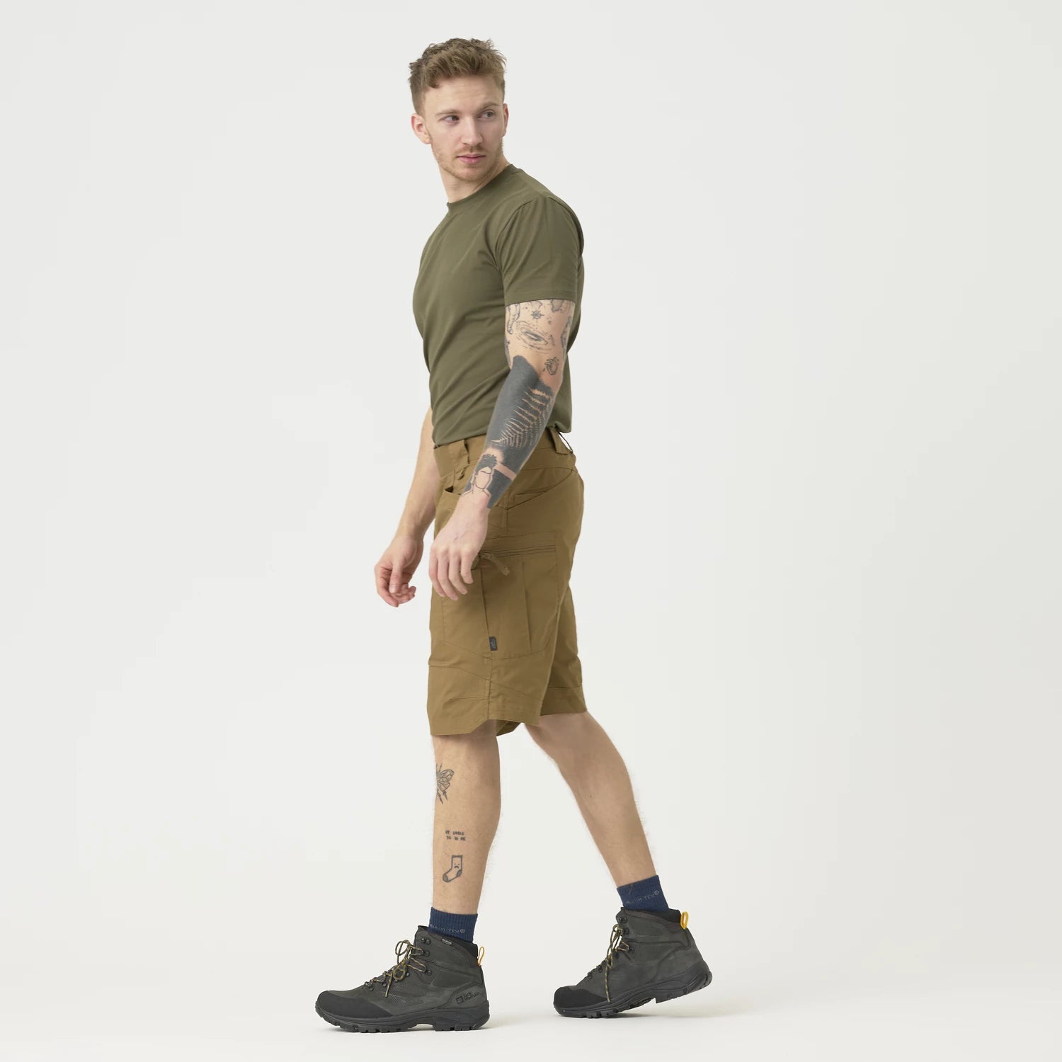 Helikon-Tex Urban Tactical 11" krátke nohavice Rip-Stop polycotton, mud brown – detail 1