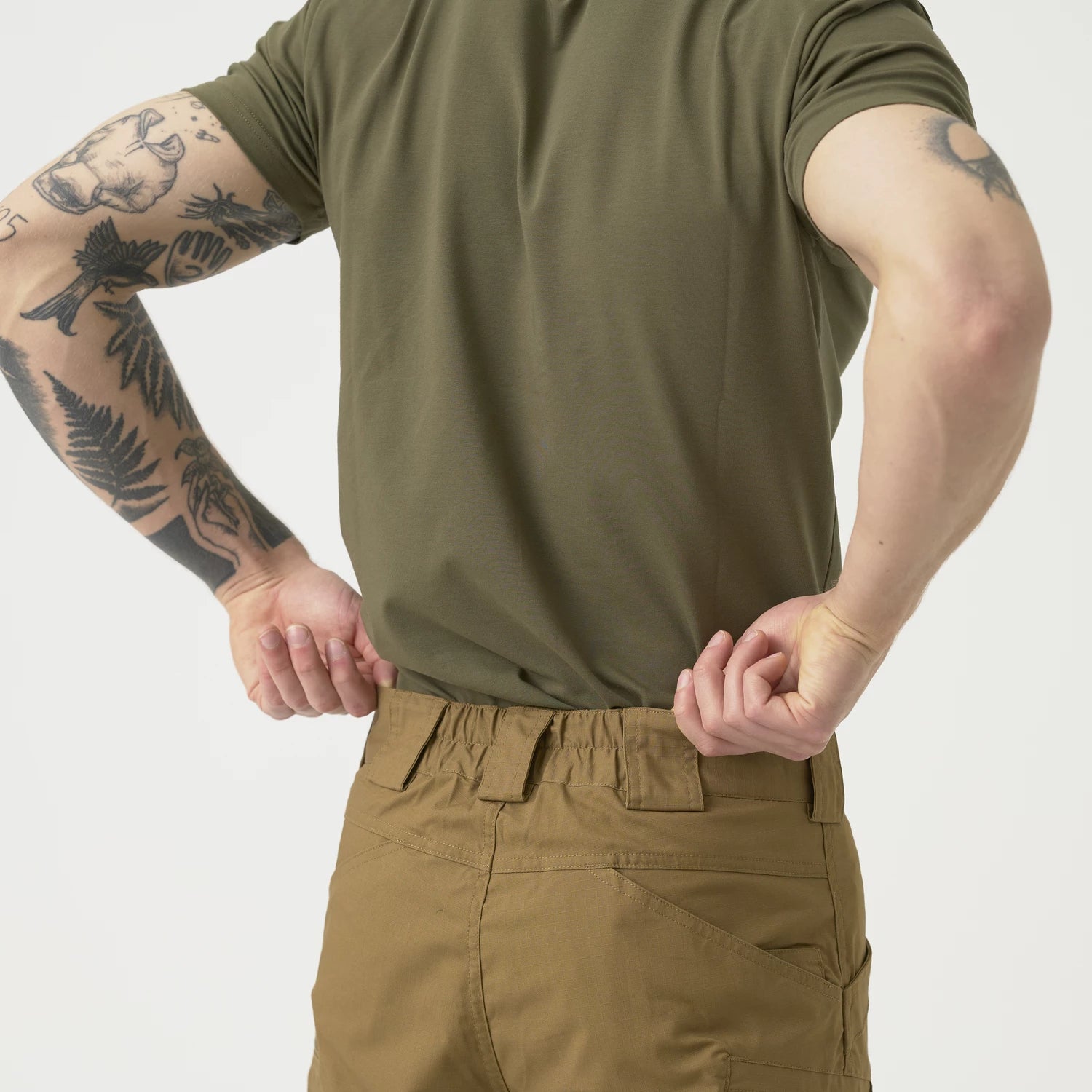 Helikon-Tex Urban Tactical 11" krátke nohavice Rip-Stop polycotton, mud brown – detail 7