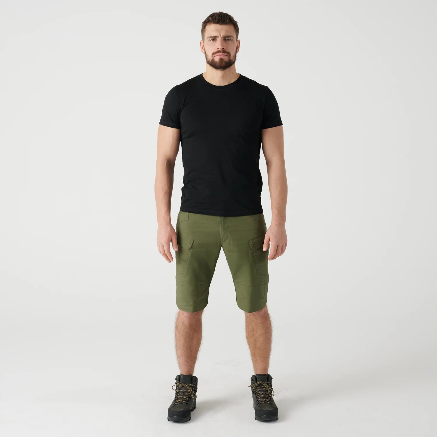 Helikon-Tex UTS krátke nohavice taktické PolyCotton Stretch Ripstop 11'', Rhodesian camo – detail 1