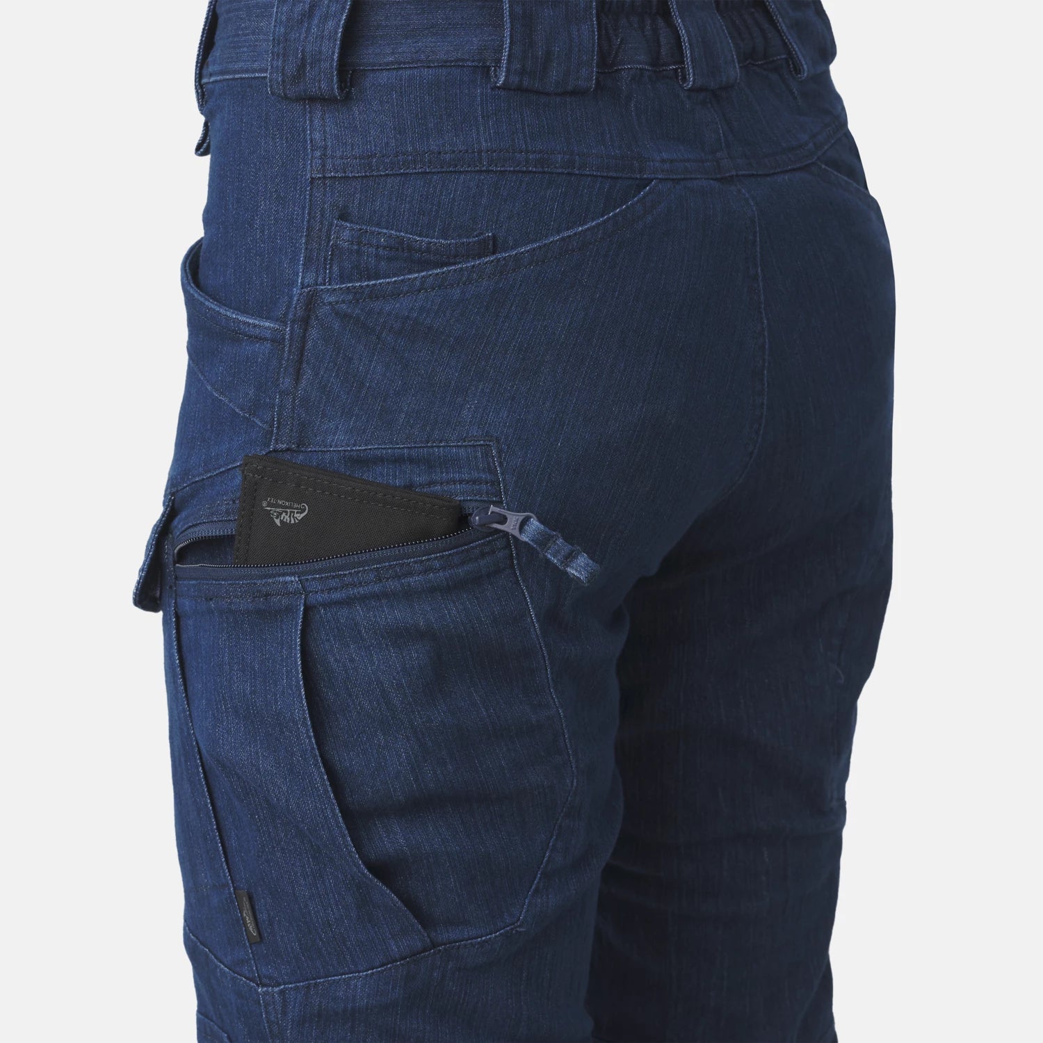 Helikon-Tex UTP nohavice taktické Denim Stretch, Marine Blue – detail 3