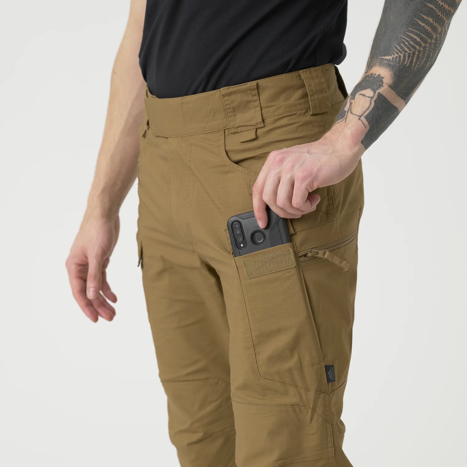 Helikon-Tex Urban Tactical nohavice Rip-Stop polycotton, Mud Brown – detail 4