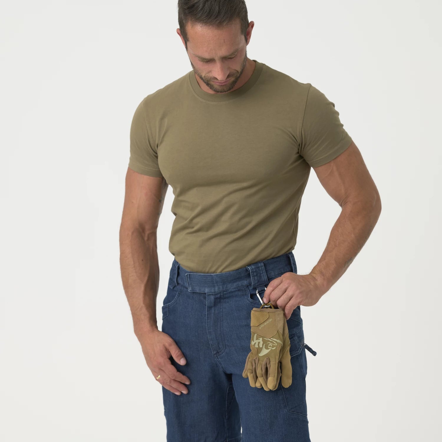 Helikon-Tex UTS krátke nohavice taktické 8.5" - Denim Stretch - Marine Blue – detail 3