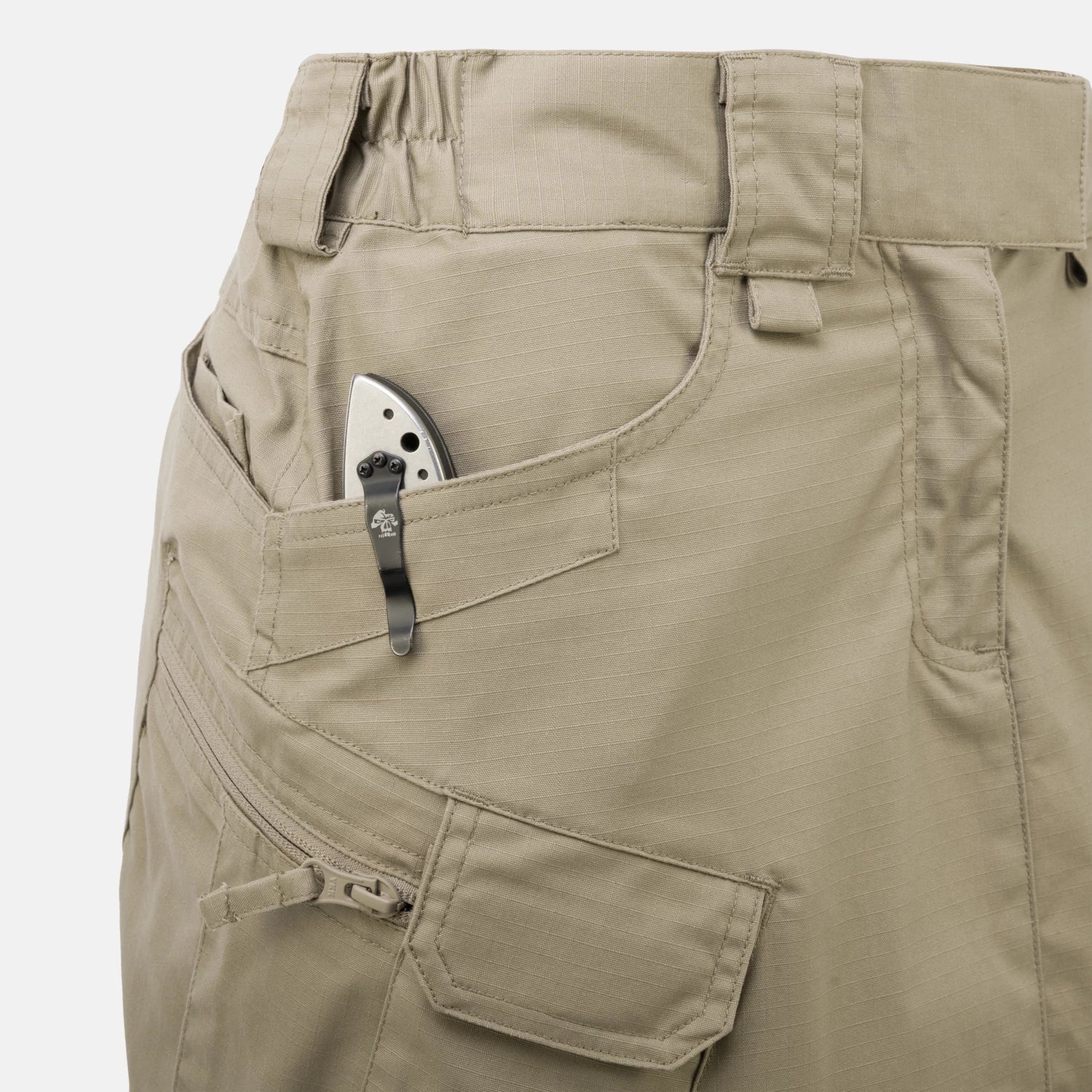 Helikon-Tex UTL taktická sukňa PolyCotton Ripstop, Black – detail 3