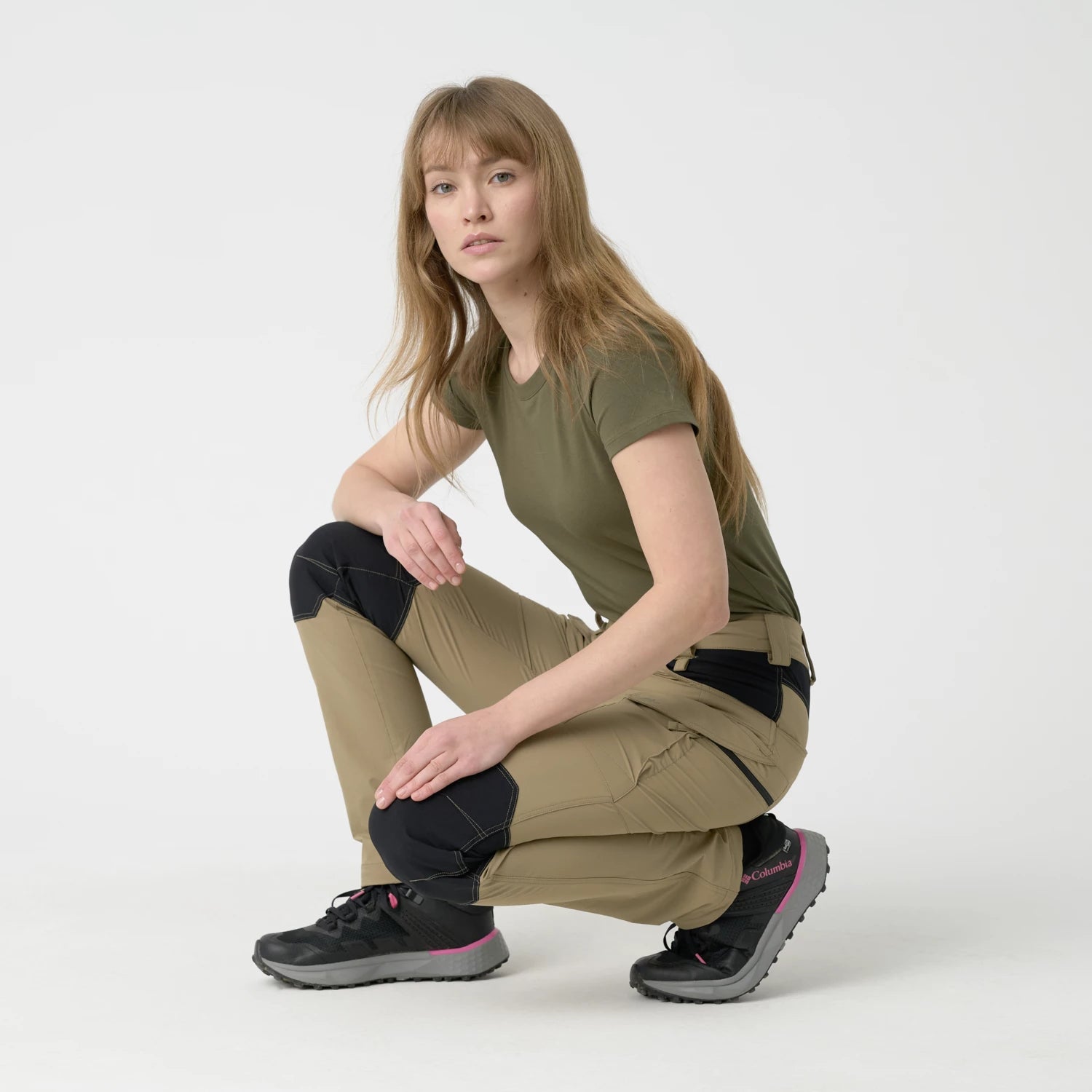 Helikon-Tex VersaStretch outdoorovo nohavice taktické dámske, taiga green – detail 17