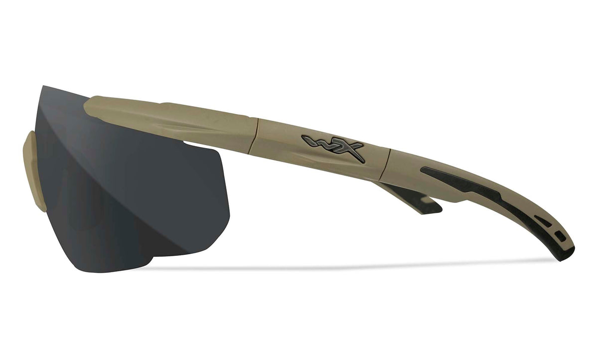 WILEY X SABER ADVANCE ochranné okuliare s vymeniteľnými sklami, hnedé