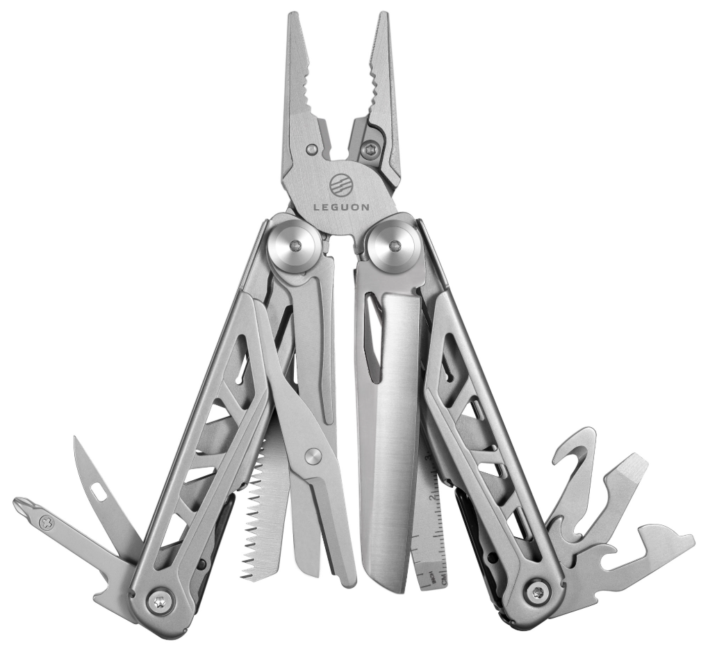 Leguon Tenax pinza multifunzione 16 in 1, argento