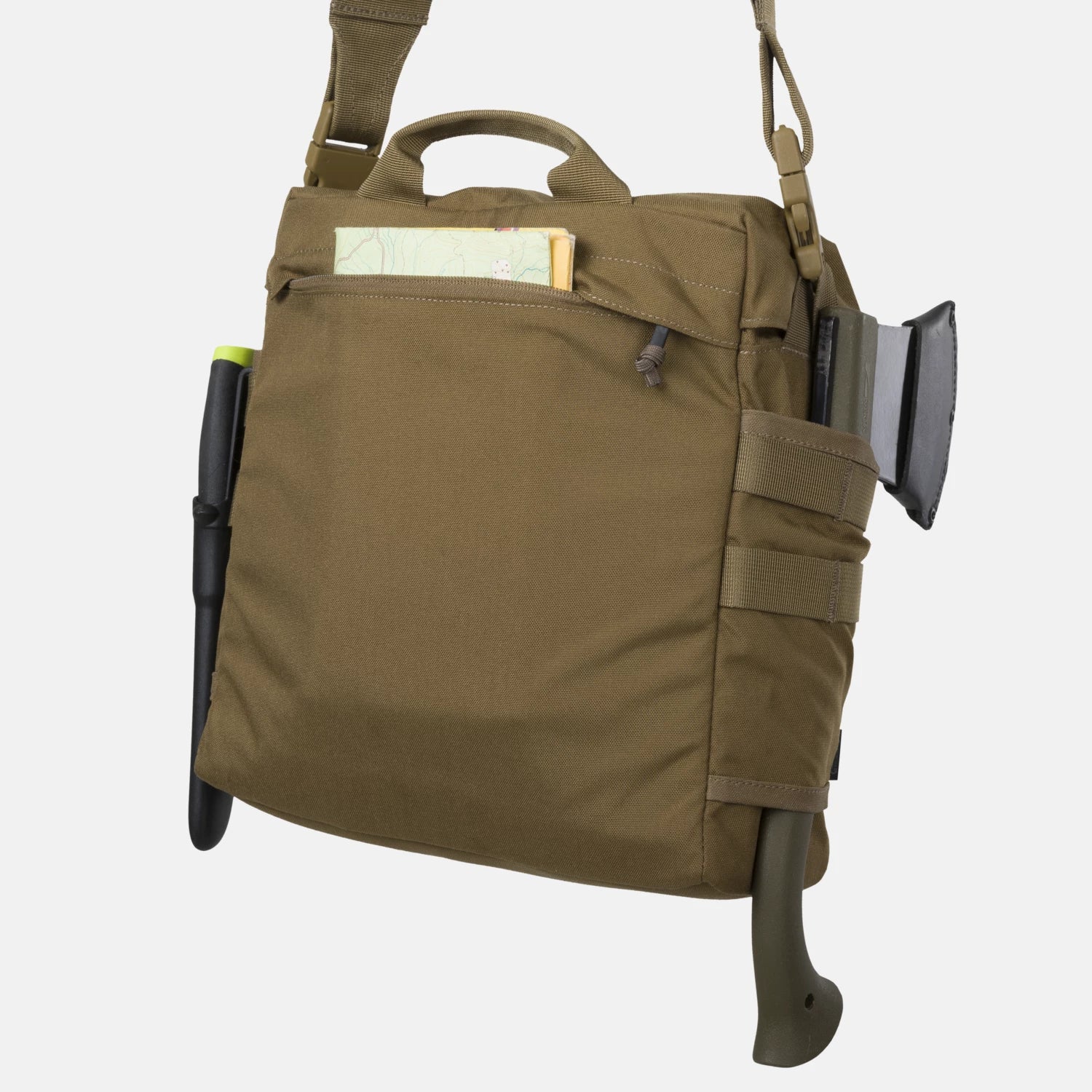 Helikon-Tex Bushcraft Haversack Bag taška cez rameno Cordura®, Coyote – detail 1