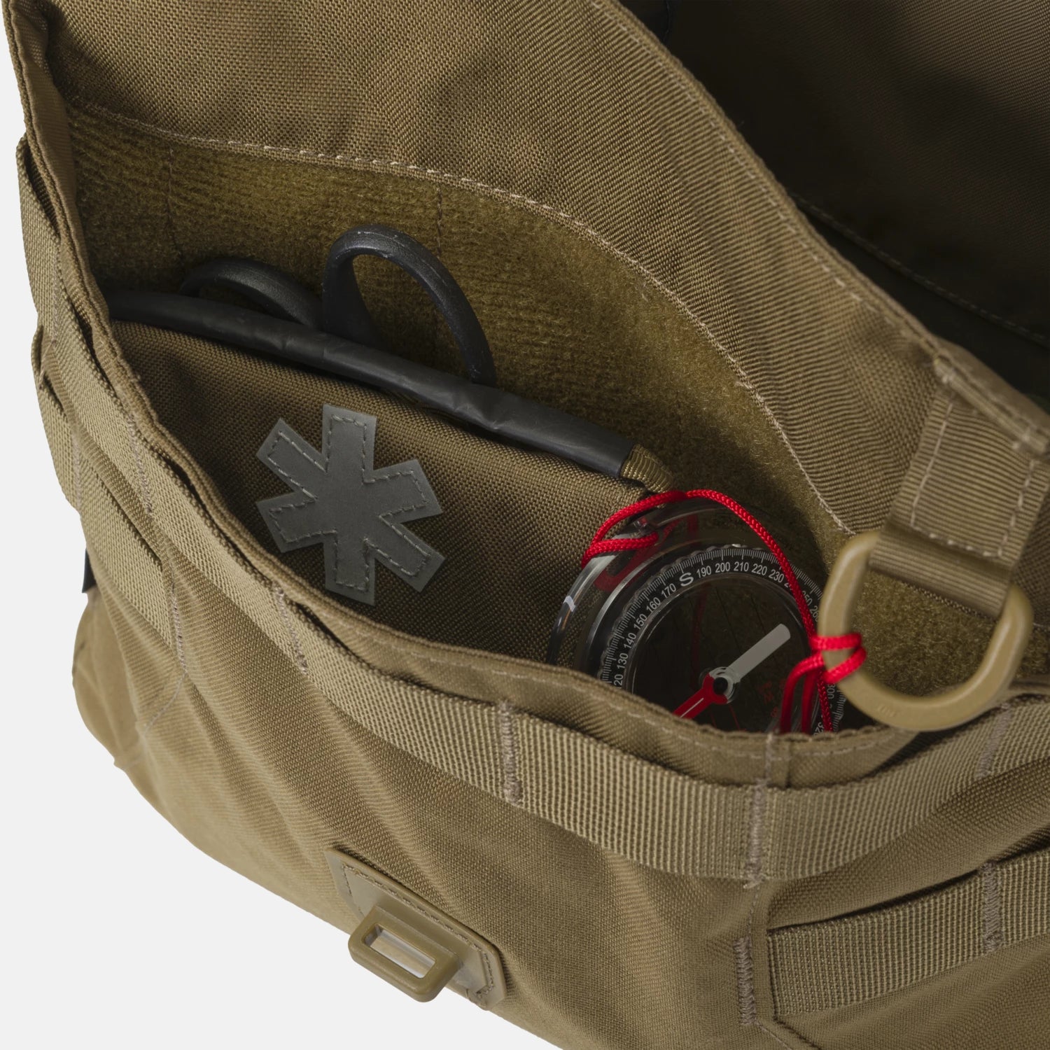 Helikon-Tex Bushcraft Haversack Bag taška cez rameno Cordura®, čierna – detail 2