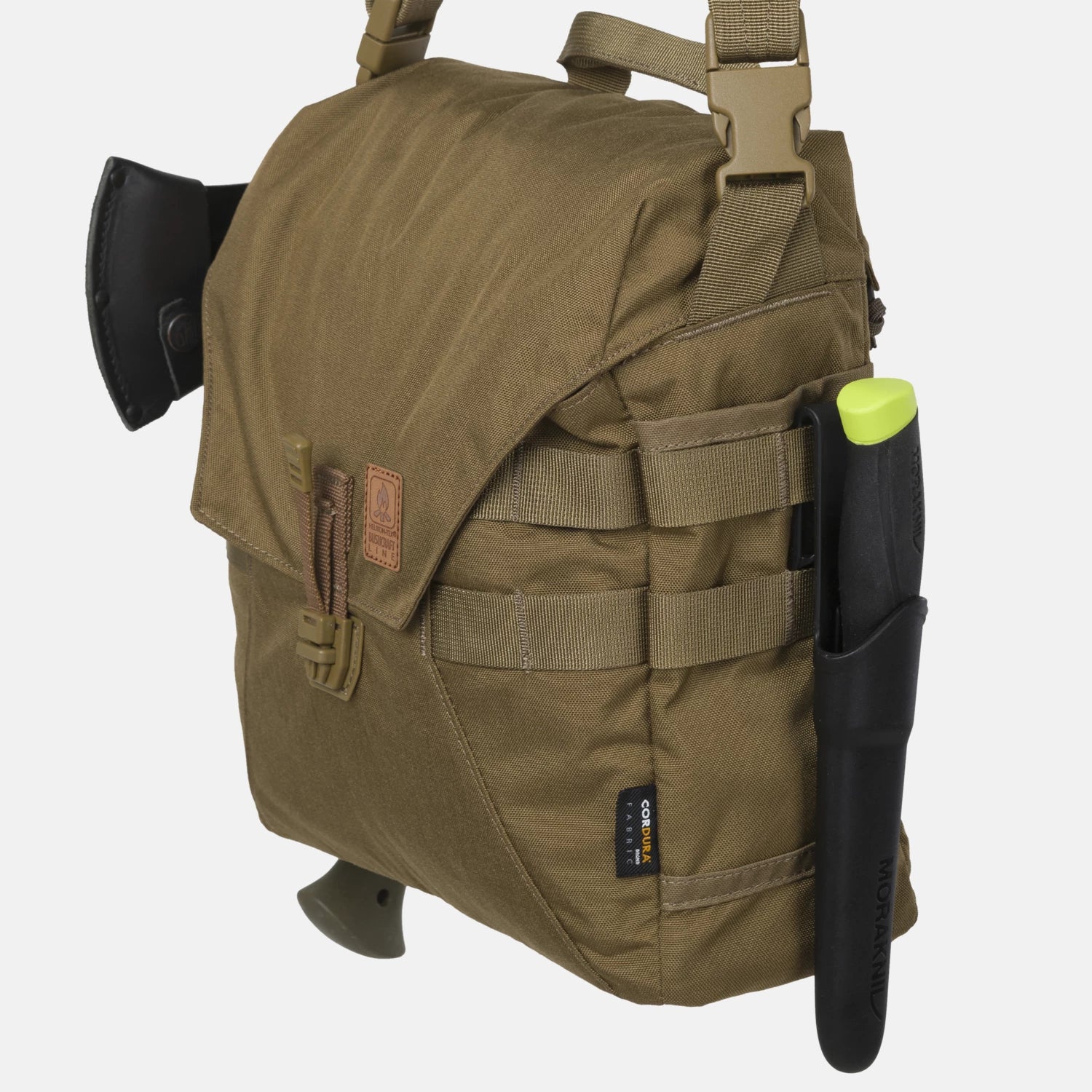 Helikon-Tex Bushcraft Haversack Bag taška cez rameno Cordura®, čierna – detail 6