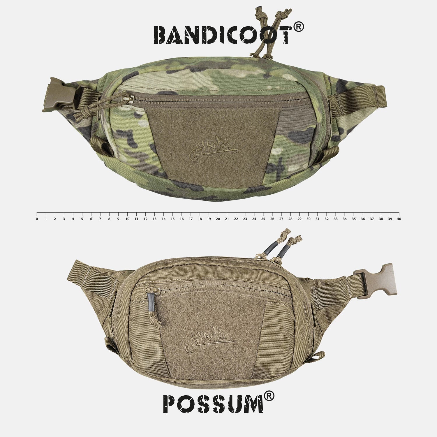 Helikon-Tex POSSUM ľadvinka Cordura, PL Woodland – detail 3