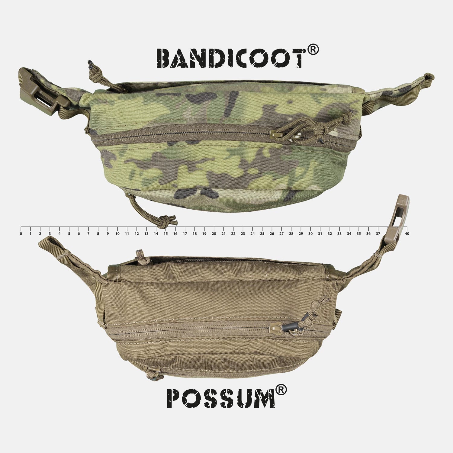 Helikon-Tex POSSUM ľadvinka Cordura, PL Woodland – detail 4