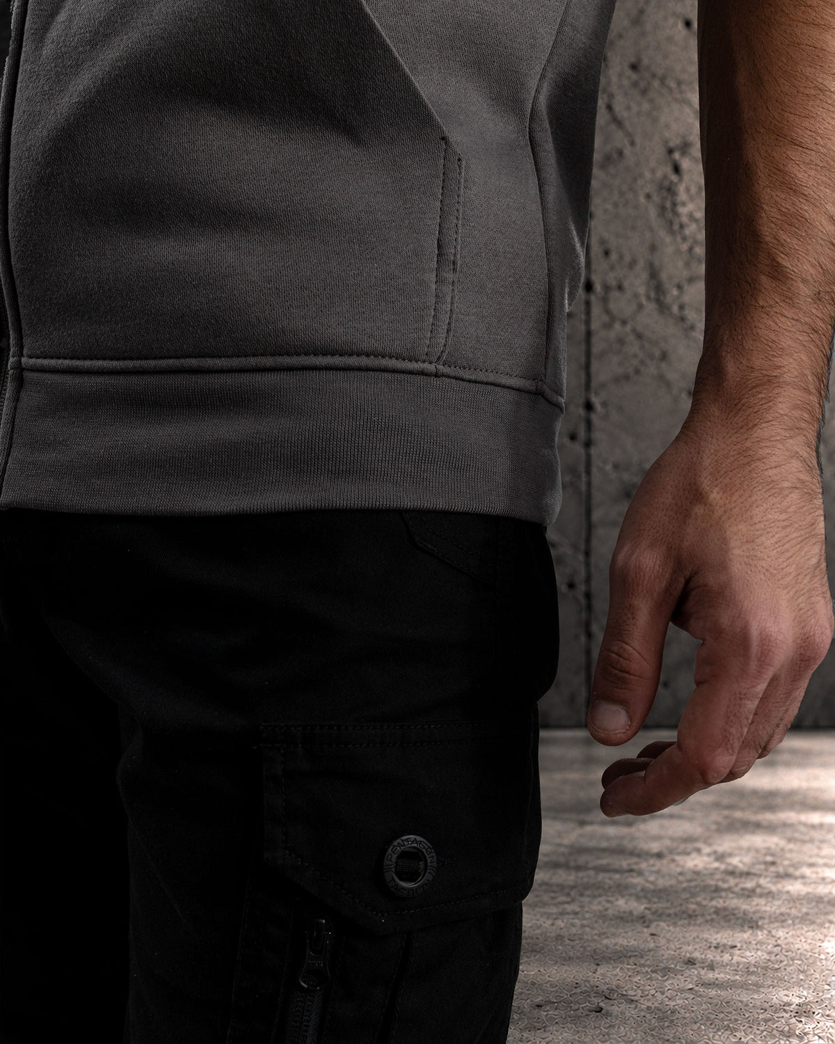 Pentagon gilet con cappuccio, Coyote