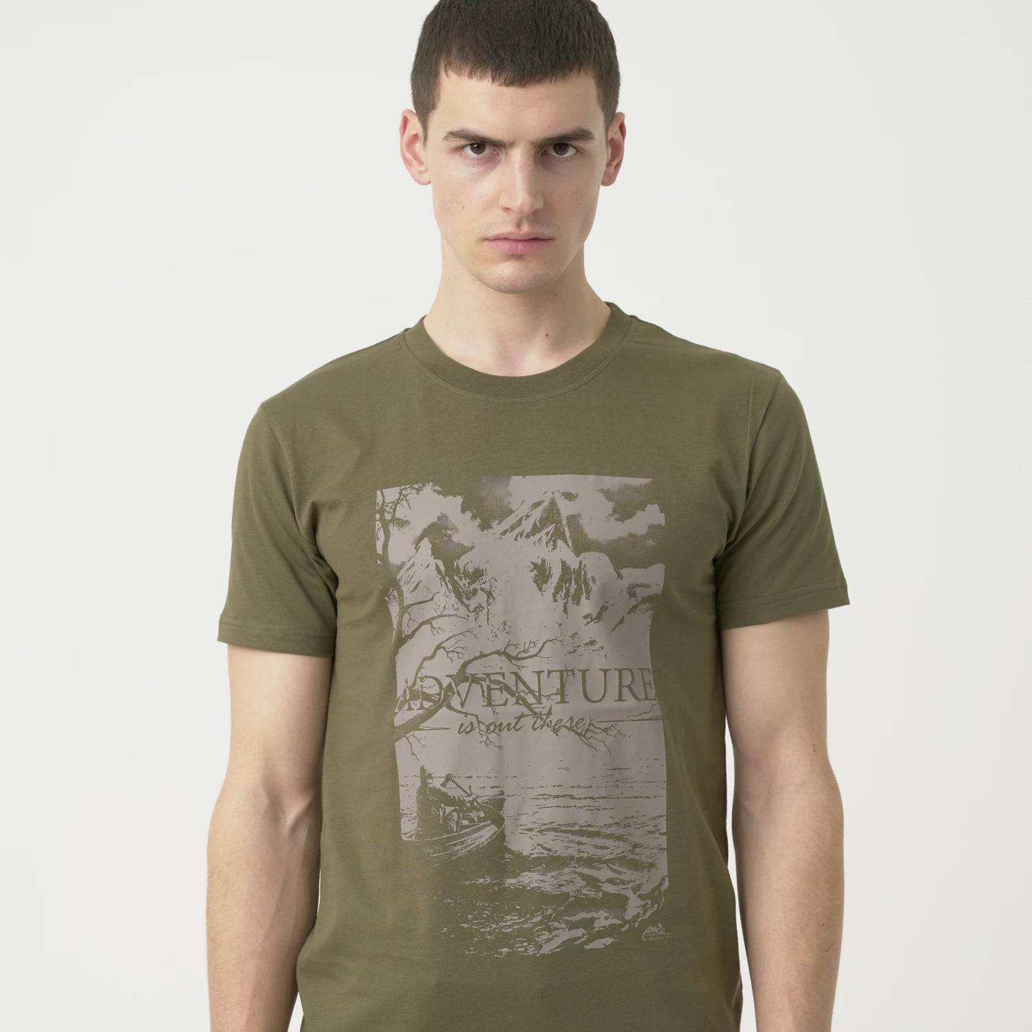 Helikon-Tex tričko Adventure Is Out There, Olive Green – detail 2