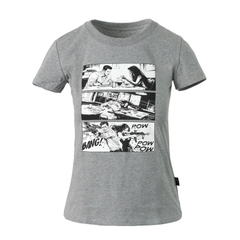 Helikon-Tex Combat Date T-shirt da donna, mid grey melange