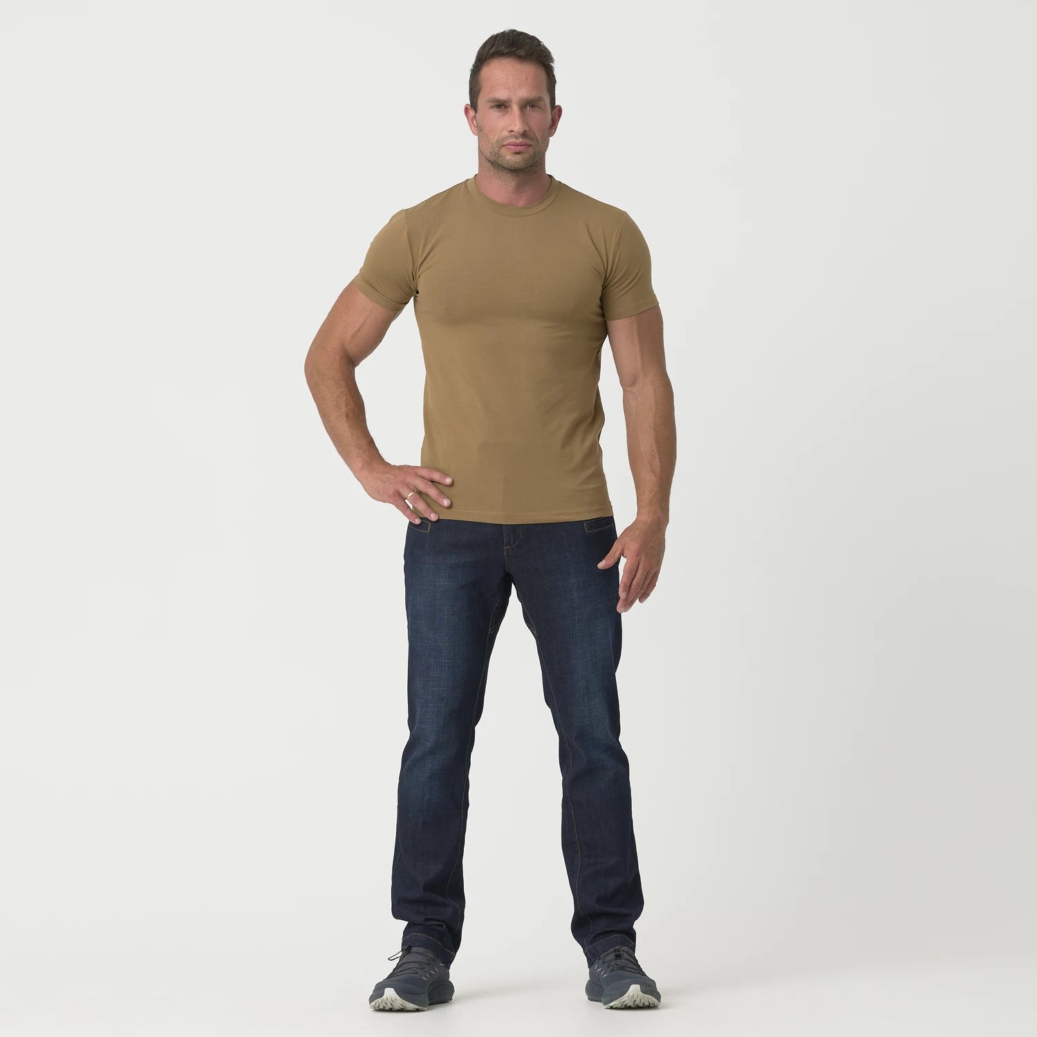 Helikon-Tex SLIM tričko z organickej bavlny, U.S. Green – detail 1