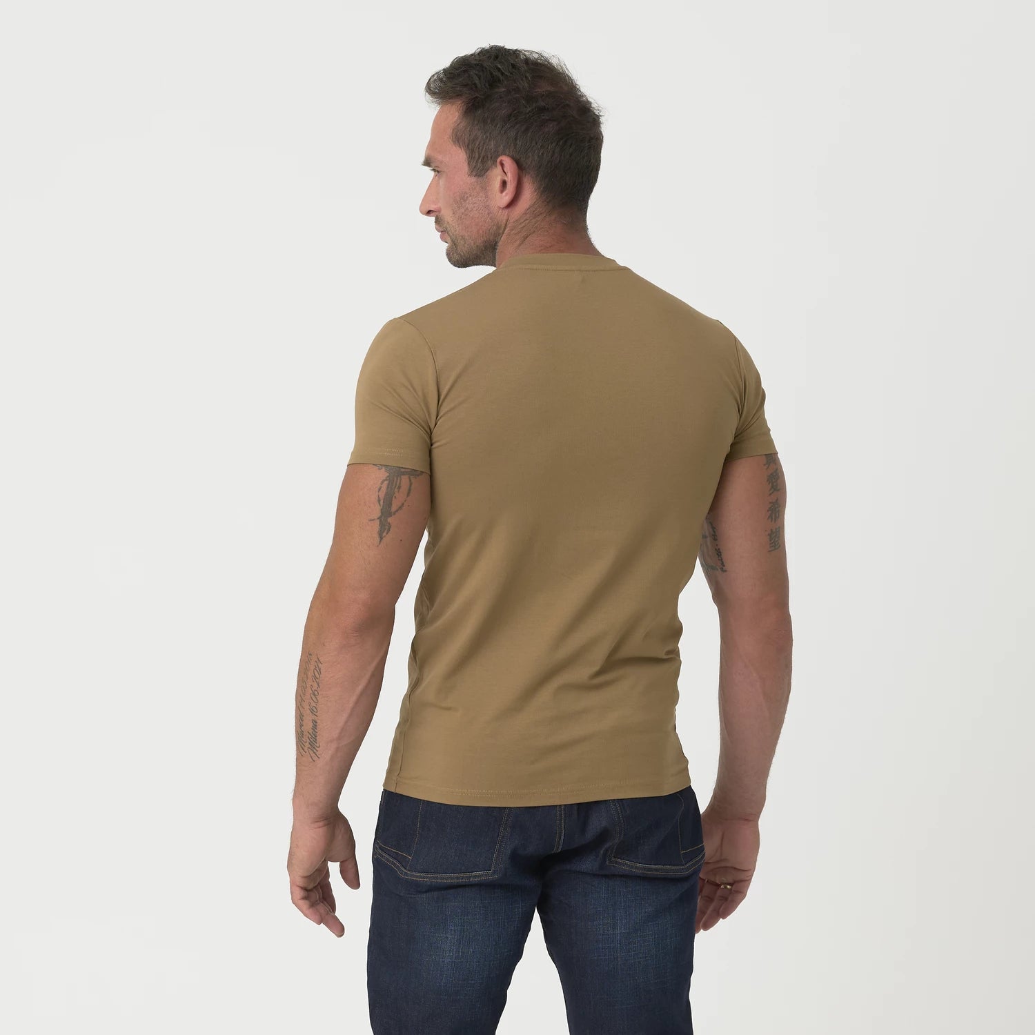 Helikon-Tex SLIM tričko z organickej bavlny, Coyote – detail 2