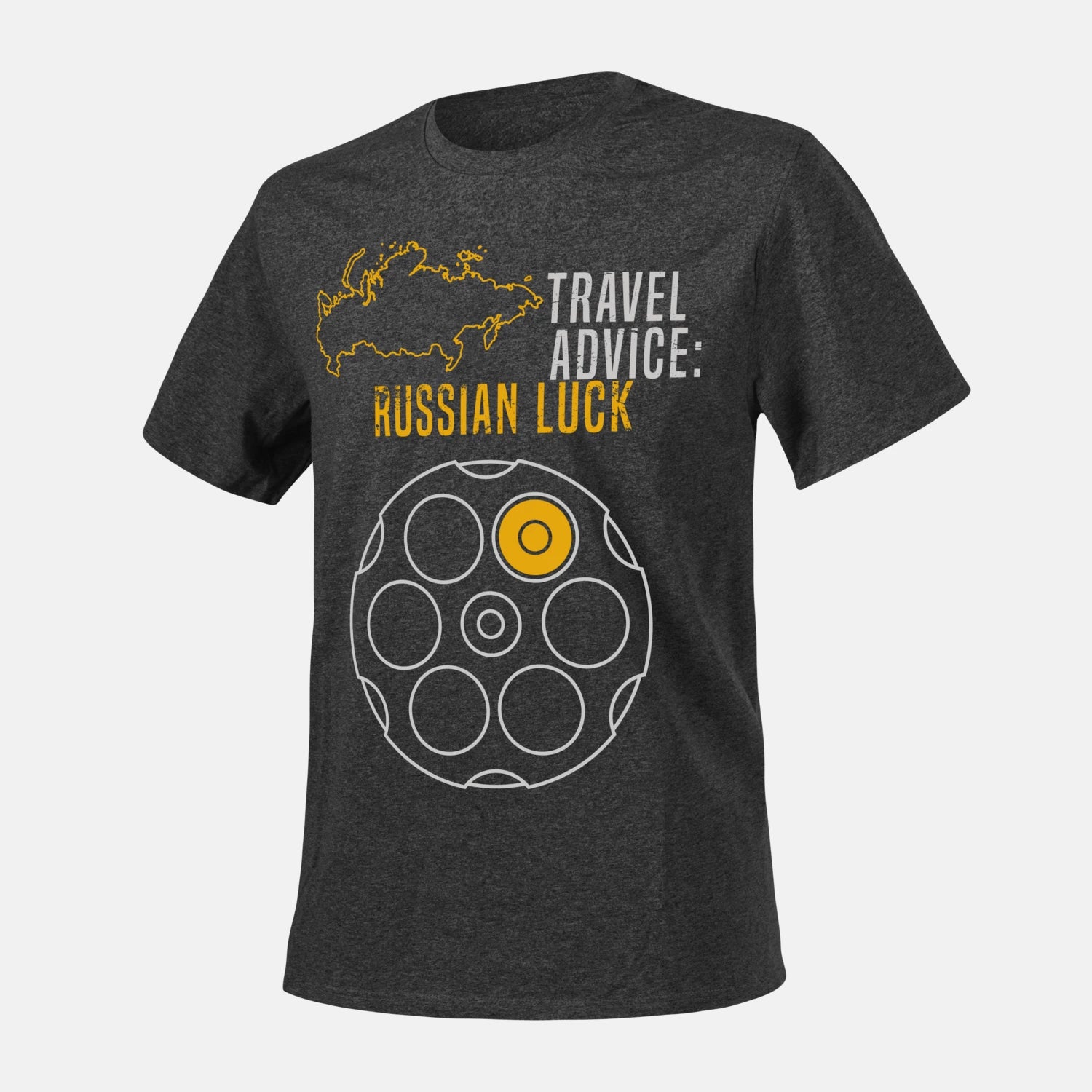 Helikon-Tex Travel Advice: Russian Luck tričko, Melange Red – detail