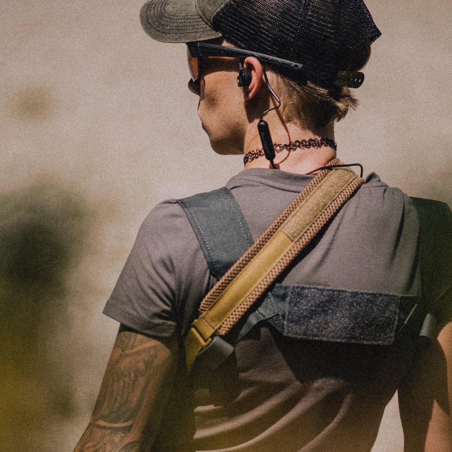 Helikon-Tex Slim Organic tričko dámske, čierna – v použití 1