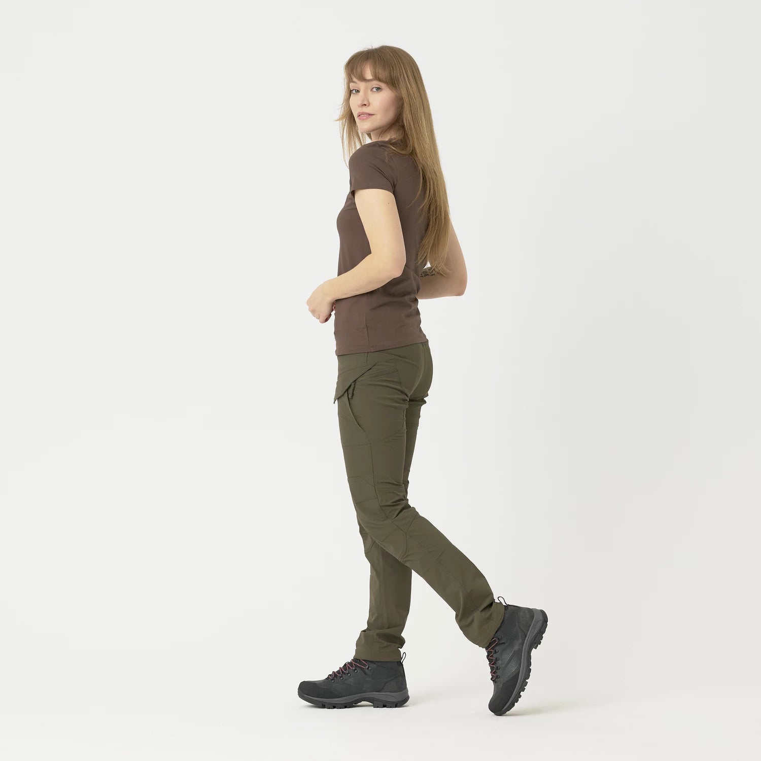 Helikon-Tex Slim Organic tričko dámske, čierna – detail 2