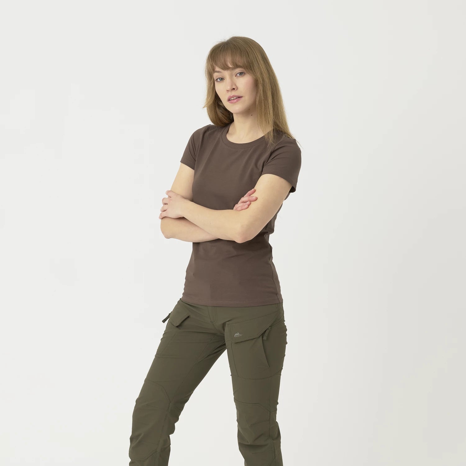 Helikon-Tex Slim Organic tričko dámske, čierna – detail 5
