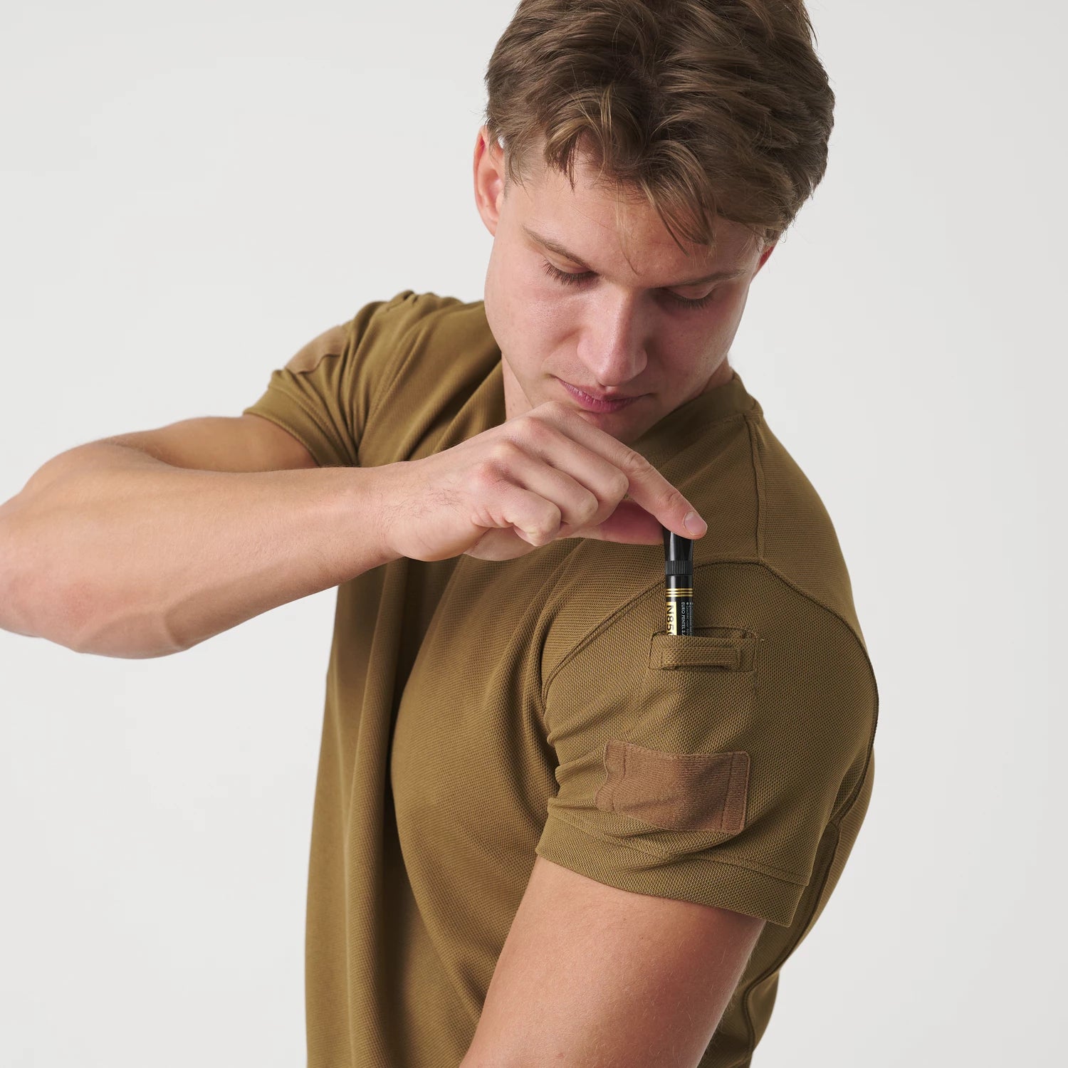 Helikon-Tex Tactical Top krátke tričko cool, čierne – detail 7
