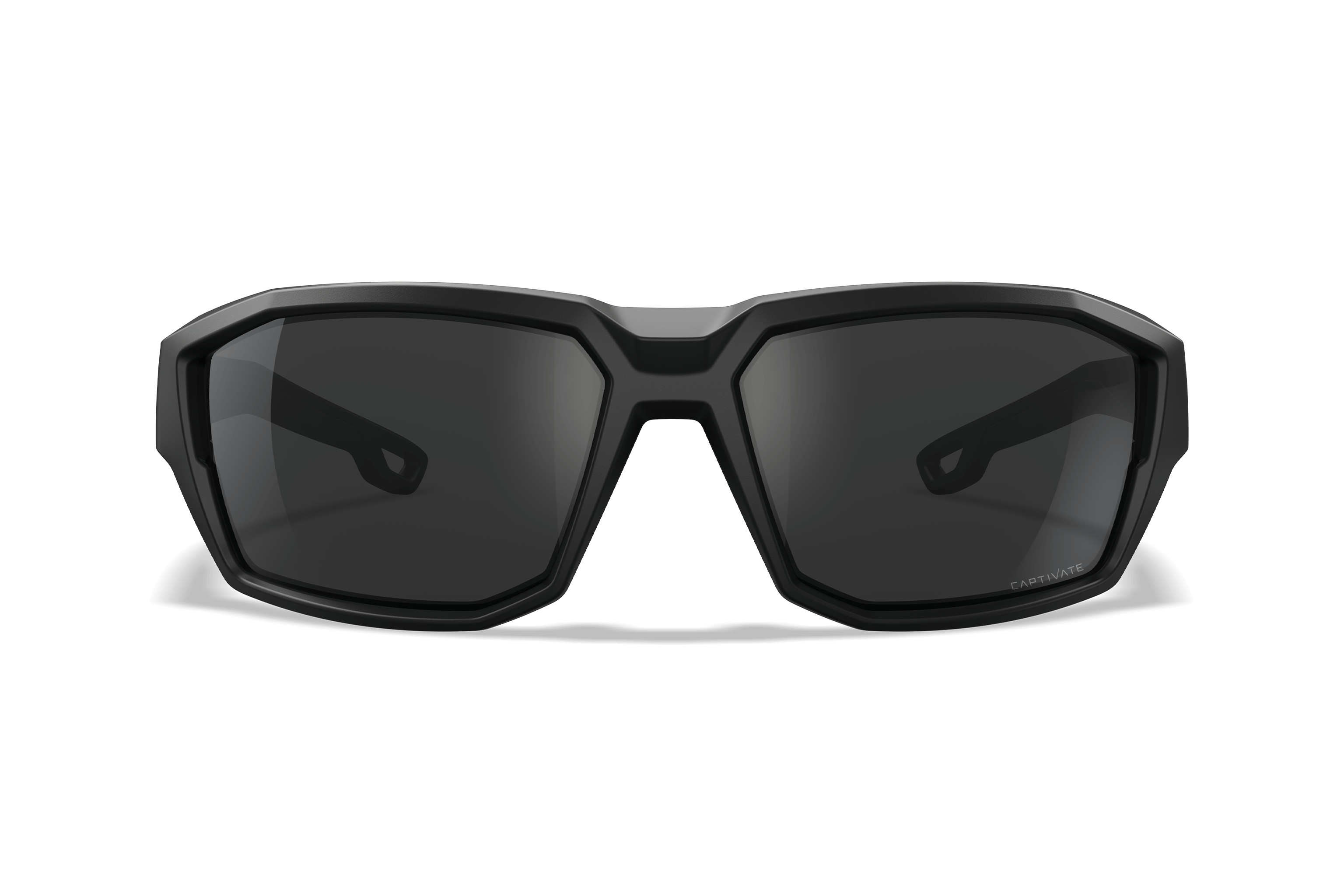 Occhiali da sole balistici Wiley X Alpine, Nero opaco / CAPTIVATE Grigio