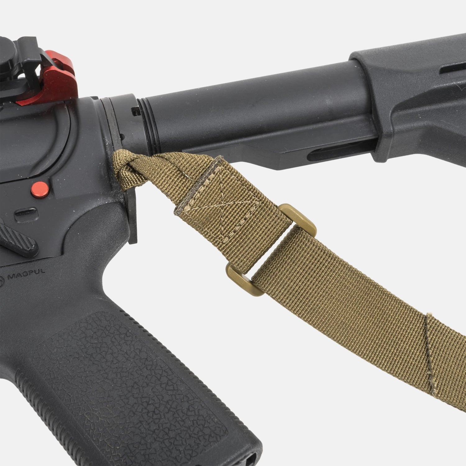 Helikon-Tex Dvojbodový popruh taktický na zbraň, sivá – detail 2
