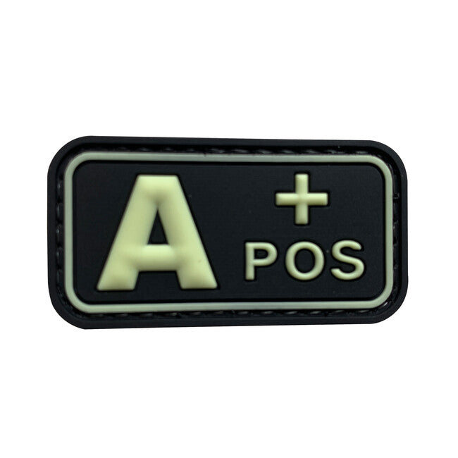 WARAGOD toppa A POS pvc patch, glow in the dark