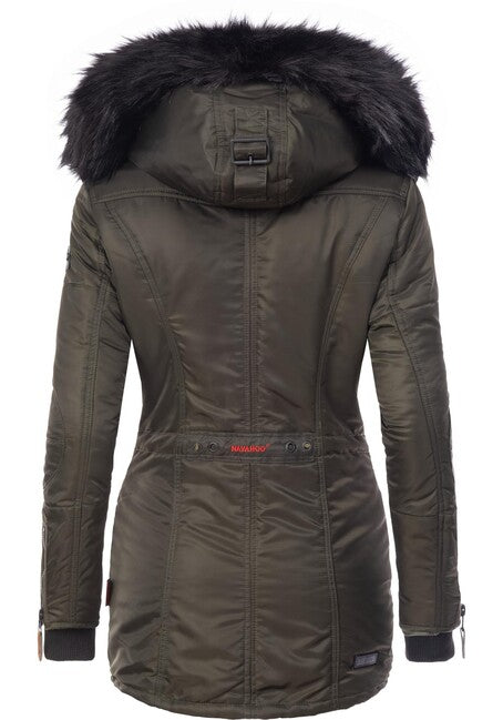 Navahoo Schatzchen giacca invernale da donna con cappuccio, oliva
