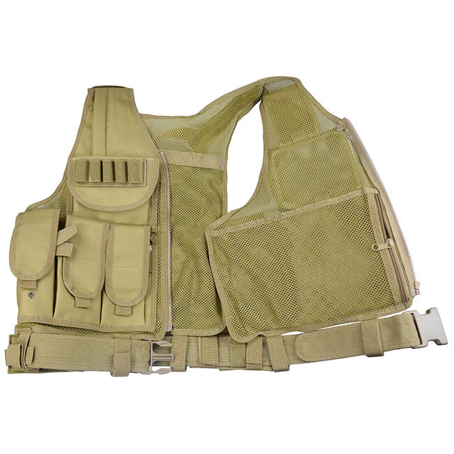 DRAGOWA Tactical Gilet tattico, nero