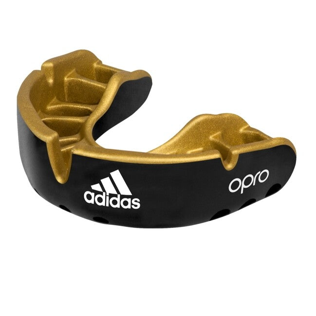 Adidas Opro Gen4 paradenti, nero e oro