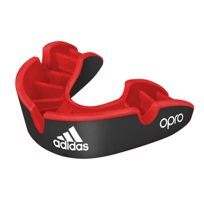 Adidas Opro Gen4 paradenti, nero e rosso