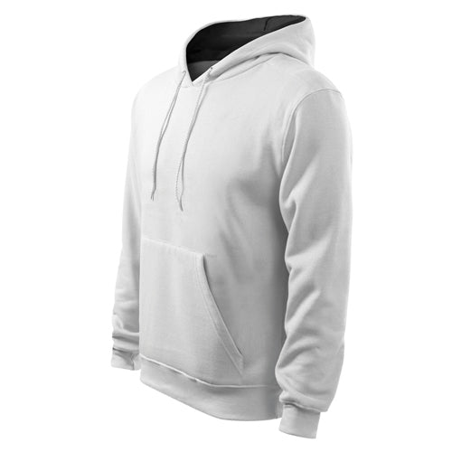 Malfini Hooded felpa con cappuccio 320g/m, bianca
