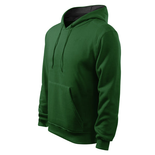 Malfini Hooded felpa con cappuccio, verde, 320g/m