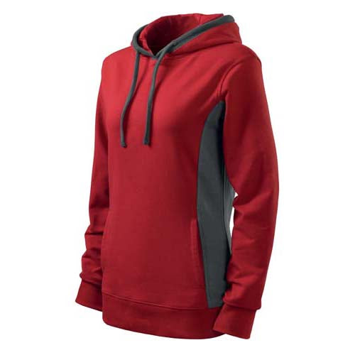 Malfini Kangaroo felpa da donna, rossa, 280g/m2