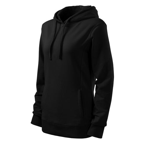 Malfini Kangaroo felpa da donna, nera, 280g/m2