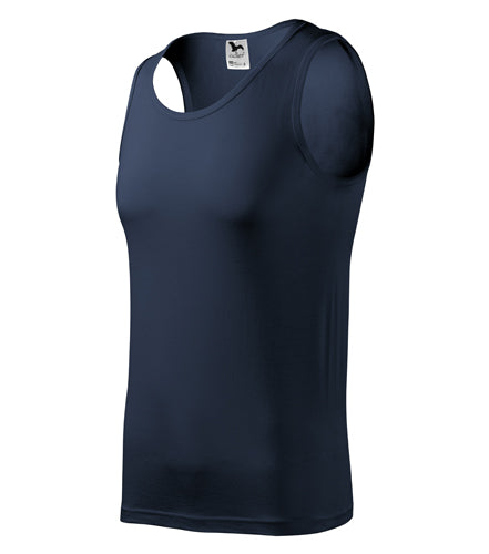 Malfini canotta da uomo 160g/m2, blu scuro