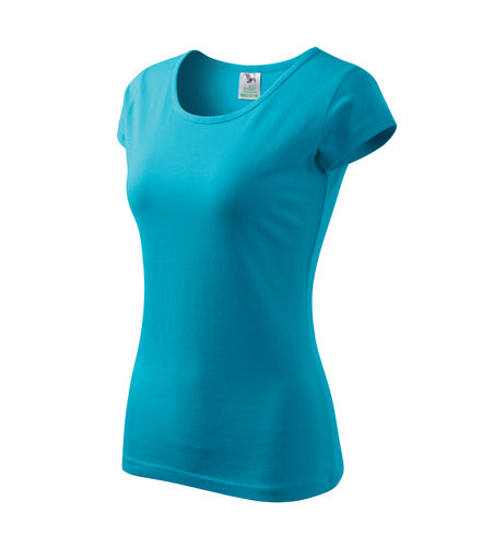 Malfini Pure maglietta da donna, turchese, 150g/m2
