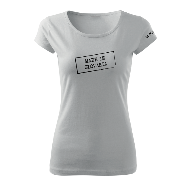 DRAGOWA Maglietta da donna 150g/m2, bianca
