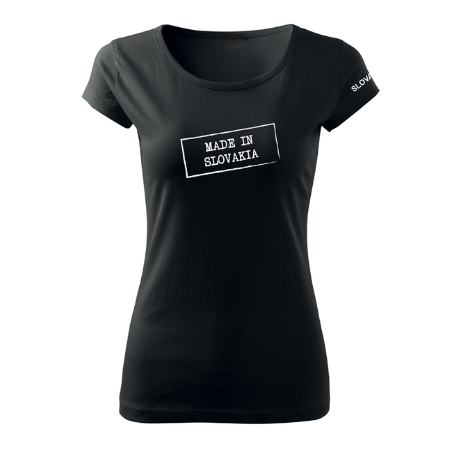 DRAGOWA maglietta da donna 150g/m2, nera