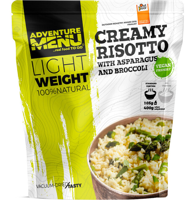 Adventure Menu Risotto cremoso con asparagi e broccoli, 400g