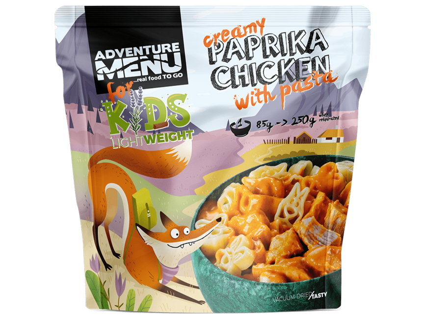 Adventure Menu Pollo alla paprika con pasta, 250g