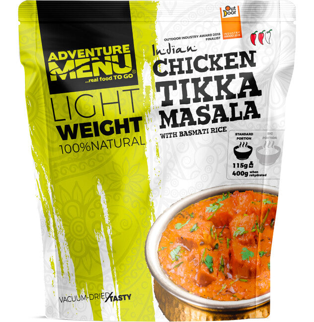 Adventure Menu Kura Tikka Masala con riso basmati, 600g