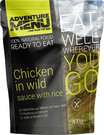 Adventure Menu Pollo selvaggio con riso 400g